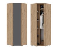 Хелен_шкаф угловой_крафт золото+графит_закр